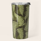 Forest Ferns - Woodland Green Travel Mug Gallery Image 2