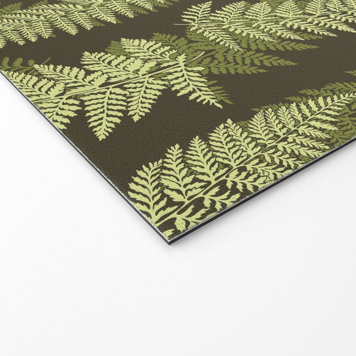 Forest Ferns - Woodland Green Welcome Mat Gallery Image 2