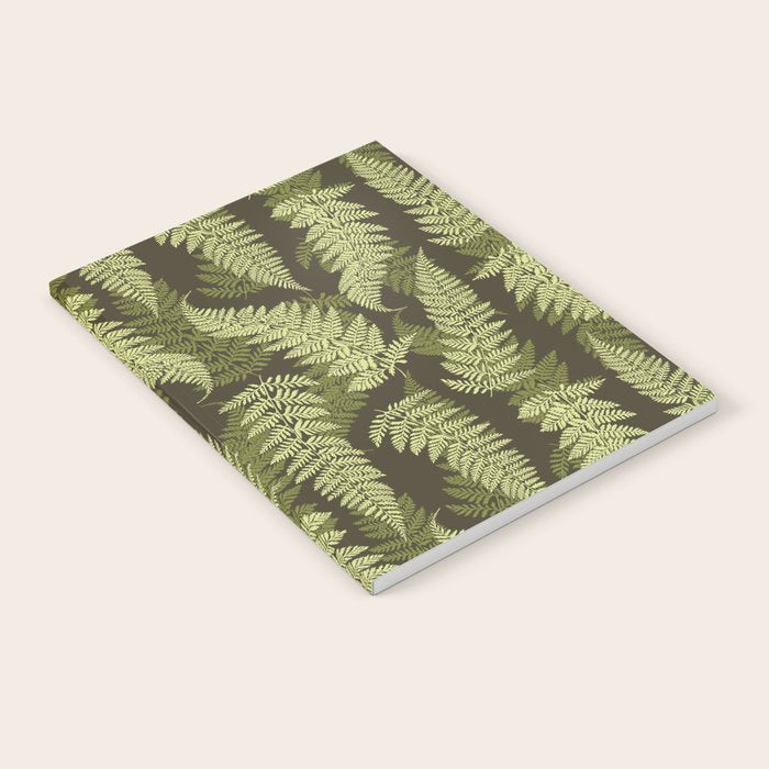 Forest Ferns - Woodland Green Notebook Gallery Image 2