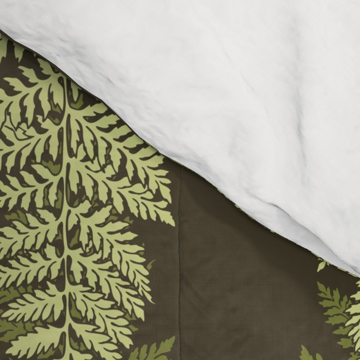 Forest Ferns - Woodland Green Comforter Gallery Image 4
