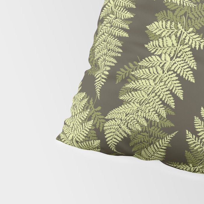 Forest Ferns - Woodland Green Pillow Sham Gallery Image 4