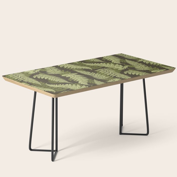 Forest Ferns - Woodland Green Coffee Table Gallery Image 1