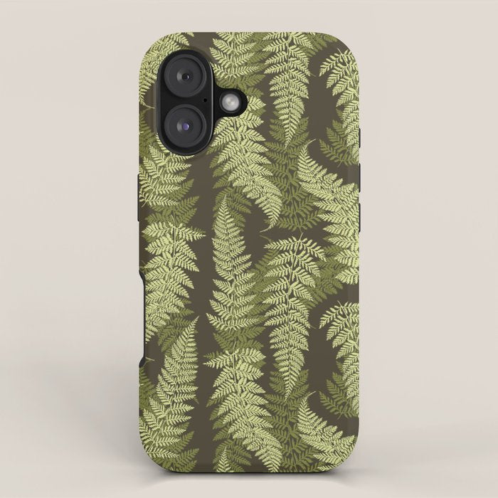 Forest Ferns - Woodland Green iPhone Case Gallery Image 1