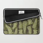 Forest Ferns - Woodland Green Laptop Sleeve Gallery Image 2