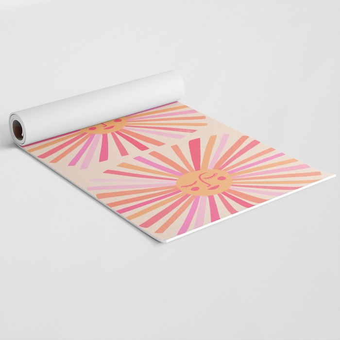 Sunshine - Pink Yoga Mat Gallery Image 2