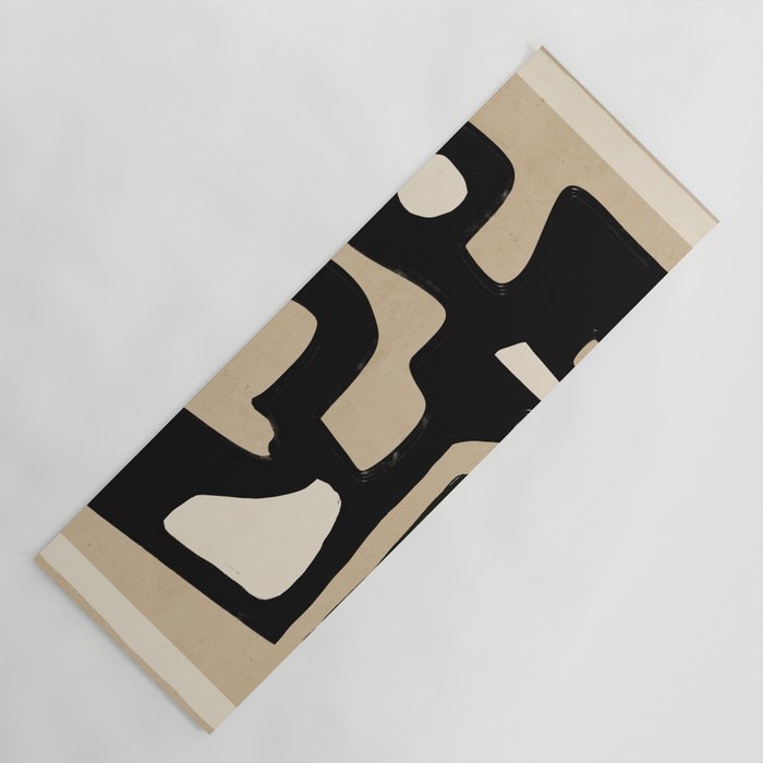 Modern Abstract Minimal Shapes 117 Yoga Mat Gallery Image 1