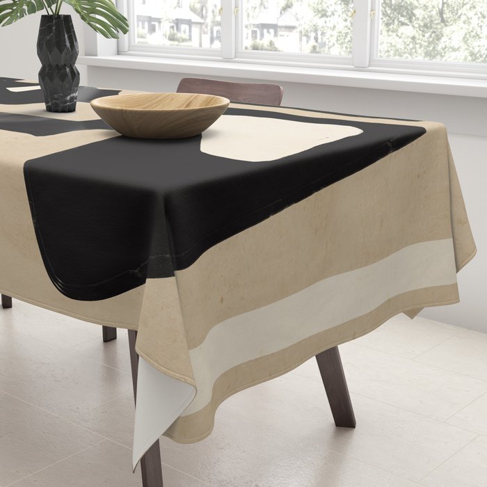 Modern Abstract Minimal Shapes 117 Tablecloth Gallery Image 3