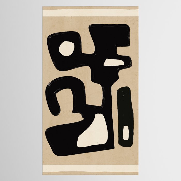 Modern Abstract Minimal Shapes 117 Tablecloth Gallery Image 2