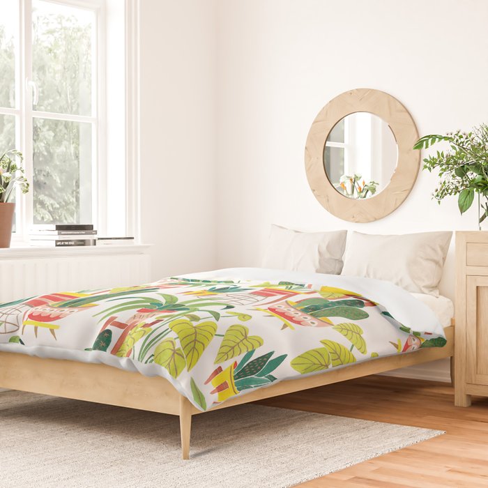 Happy Plants Happy Home Duvet Cover Gallery Image 2