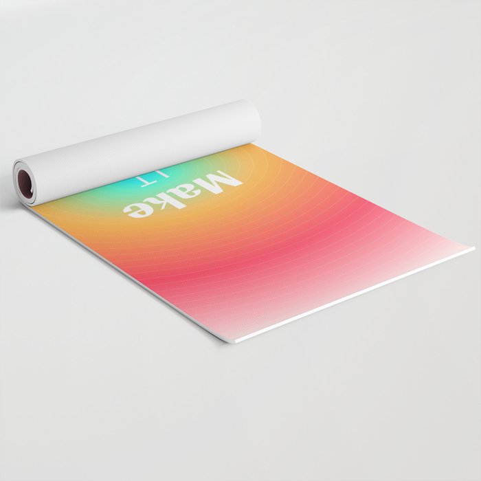 Make It Happen Gradient Yoga Mat Gallery Image 2