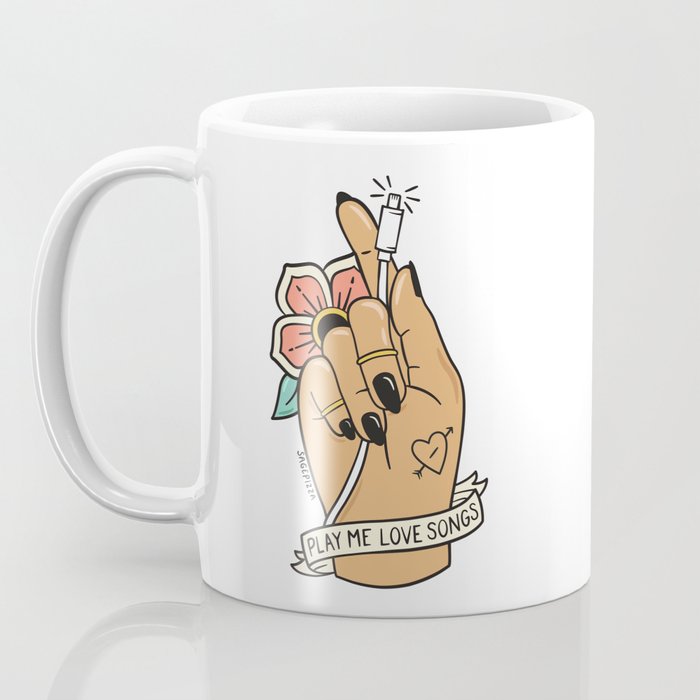 LOVE SONGS (LIGHT) Coffee Mug Gallery Image 3