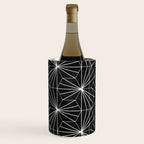 Hexagonal Pattern - Black Concrete Wine Chiller Gallery Image 2