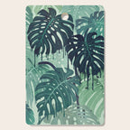 Monstera Melt (in Green) Cutting Board Gallery Image 1