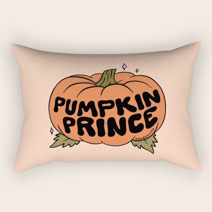 Pumpkin Prince Rectangular Pillow Gallery Image 1