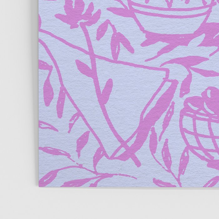 Pink Dinner Still Life Poster Gallery Image 3