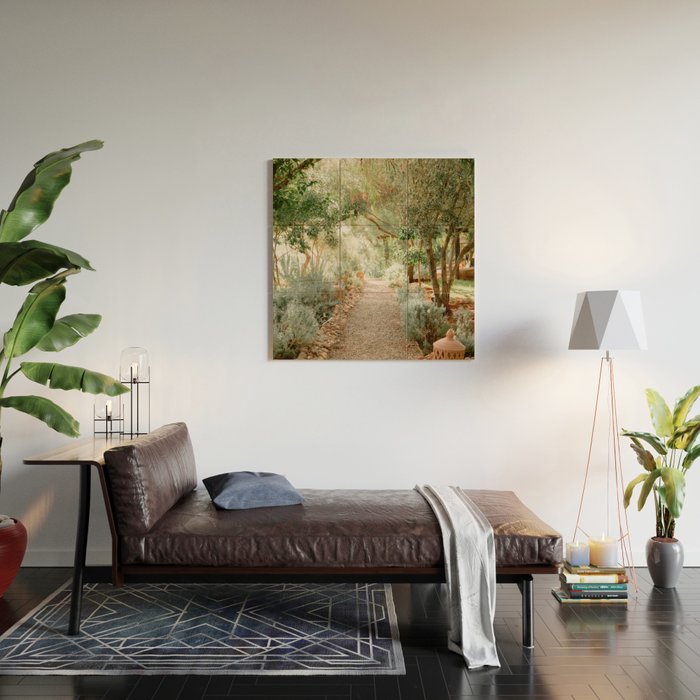 Botanical paradise | Morocco travel photography Wood Wall Art Gallery Image 2
