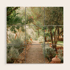 Botanical paradise | Morocco travel photography Wood Wall Art Gallery Image 1