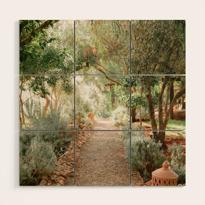 Botanical paradise | Morocco travel photography Wood Wall Art Gallery Image 1