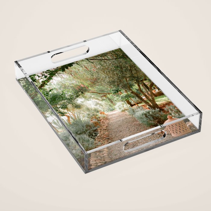 Botanical paradise | Morocco travel photography Acrylic Tray Gallery Image 1