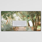 Botanical paradise | Morocco travel photography Desk Mat Gallery Image 1
