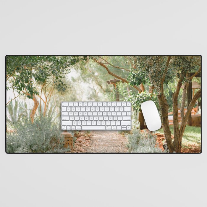 Botanical paradise | Morocco travel photography Desk Mat Gallery Image 1