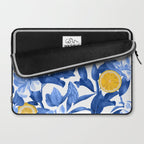 Porcelain Magnolias Flowers and Lemons Laptop Sleeve Gallery Image 2