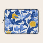 Porcelain Magnolias Flowers and Lemons Laptop Sleeve Gallery Image 1