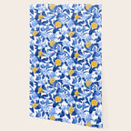 Porcelain Magnolias Flowers and Lemons Wallpaper Gallery Image 2