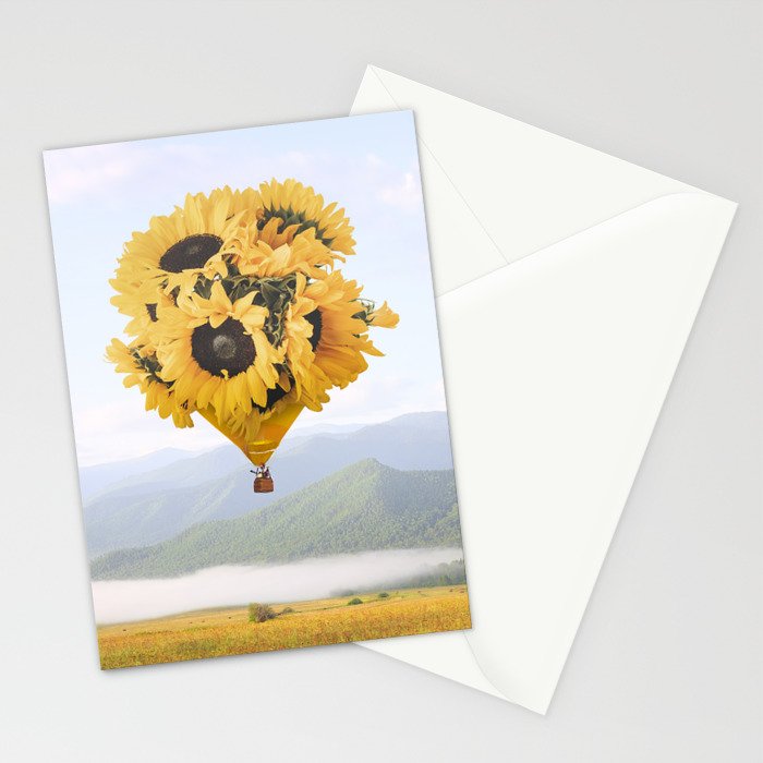 Sunflowers of Hope Stationery Card Gallery Image 2