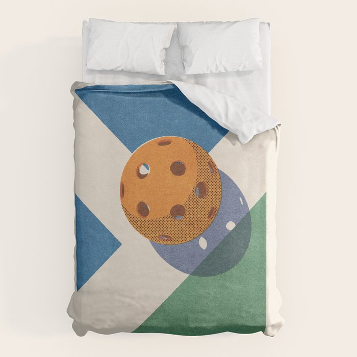 BALLS - Pickleball - II b Duvet Cover Gallery Image 1