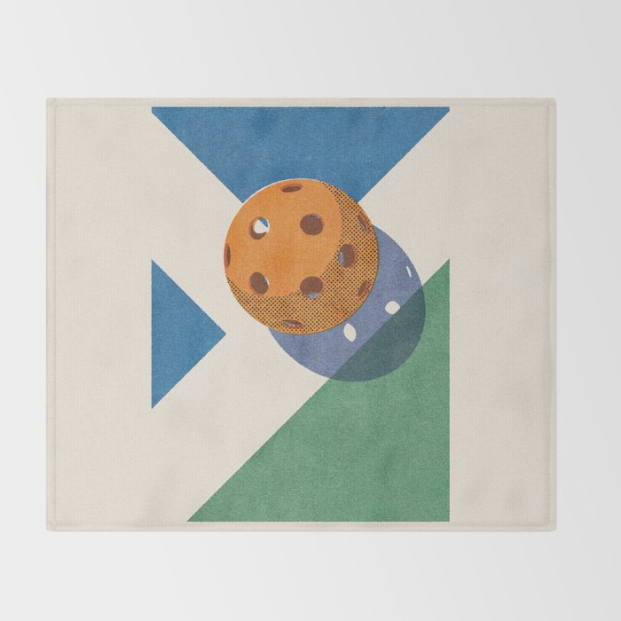 BALLS - Pickleball - II b Throw Blanket Gallery Image 2