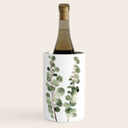 Eucalyptus (watercolor finger painting) Wine Chiller Gallery Image 1