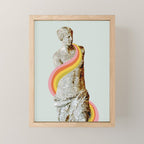 Rainbow Female Statue Mini Art Print Gallery Image 1