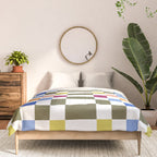 Colorful Mod Checkerboard Comforter Gallery Image 3