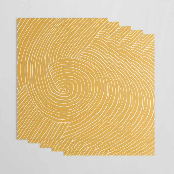 Strokes 02: Tulip Yellow Edition  Wrapping Paper Gallery Image 3