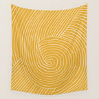 Strokes 02: Tulip Yellow Edition  Wall Tapestry Gallery Image 4