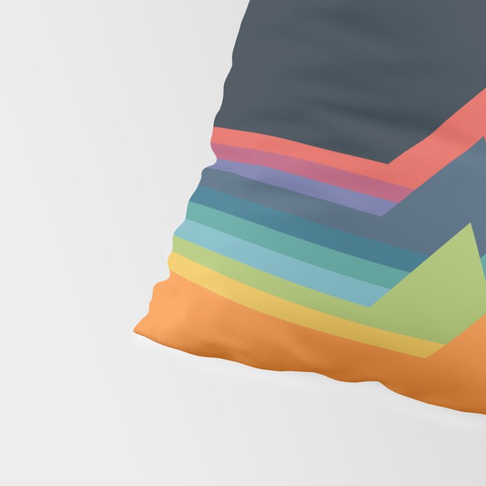 Whimsical Mountains Pillow Sham Gallery Image 4