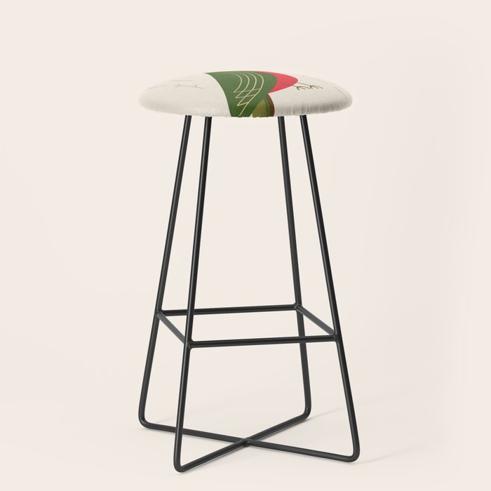 Australian King Parrot, Bird of Australia Stool Gallery Image 1