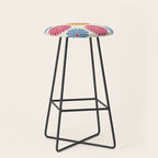Retro Summer Daisies V Stool Gallery Image 1