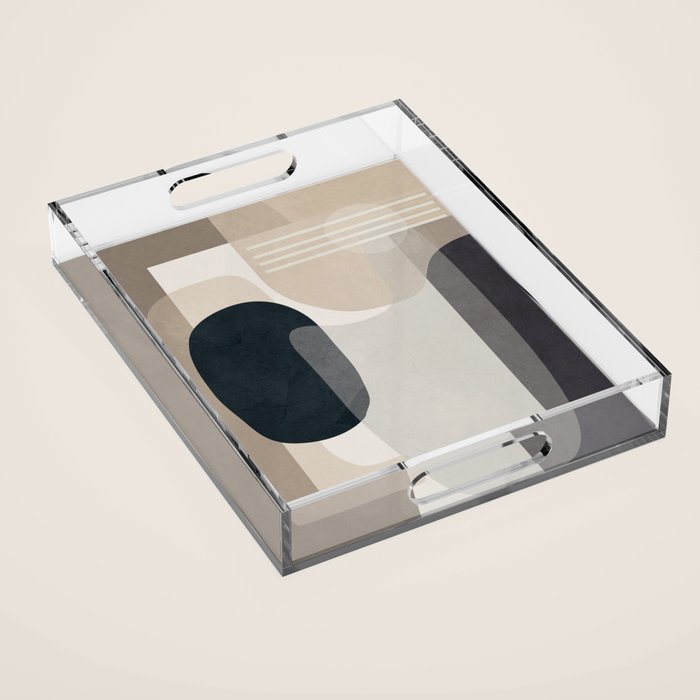 Abstract Geometric Art 52 Acrylic Tray Gallery Image 1