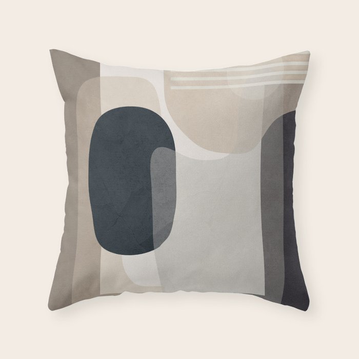 Abstract Geometric Art 52 Throw Pillow Gallery Image 6