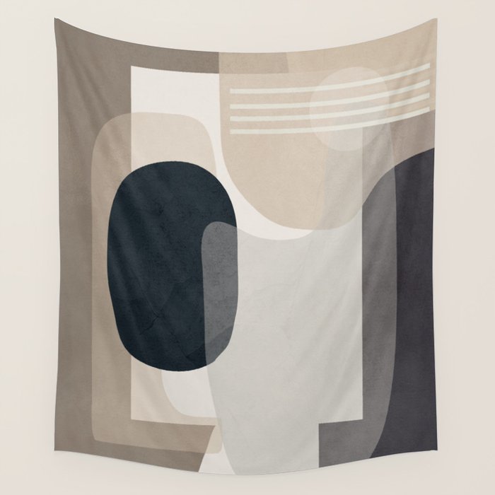 Abstract Geometric Art 52 Wall Tapestry Gallery Image 4