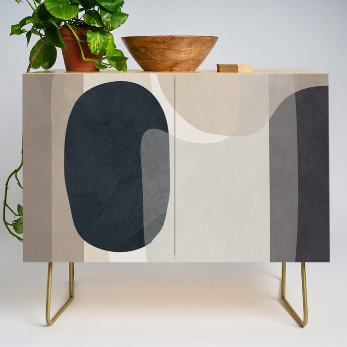 Abstract Geometric Art 52 Credenza Gallery Image 1