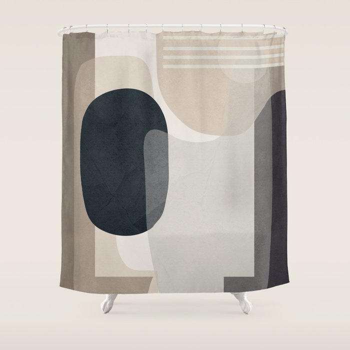 Abstract Geometric Art 52 Shower Curtain Gallery Image 1