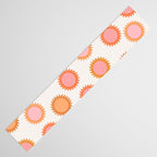 Autumn Equinox - Colorful Sun Pattern Table Runner Gallery Image 3