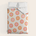 Autumn Equinox - Colorful Sun Pattern Duvet Cover Gallery Image 6