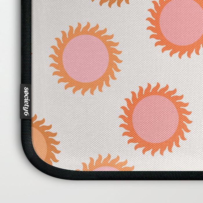 Autumn Equinox - Colorful Sun Pattern Laptop Sleeve Gallery Image 3
