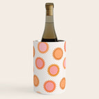 Autumn Equinox - Colorful Sun Pattern Wine Chiller Gallery Image 3