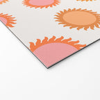 Autumn Equinox - Colorful Sun Pattern Welcome Mat Gallery Image 2