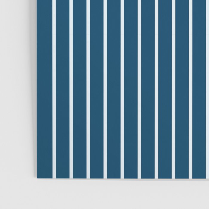 Geometric Lines in night Blue 16 (Rainbow Abstract) Poster Gallery Image 3